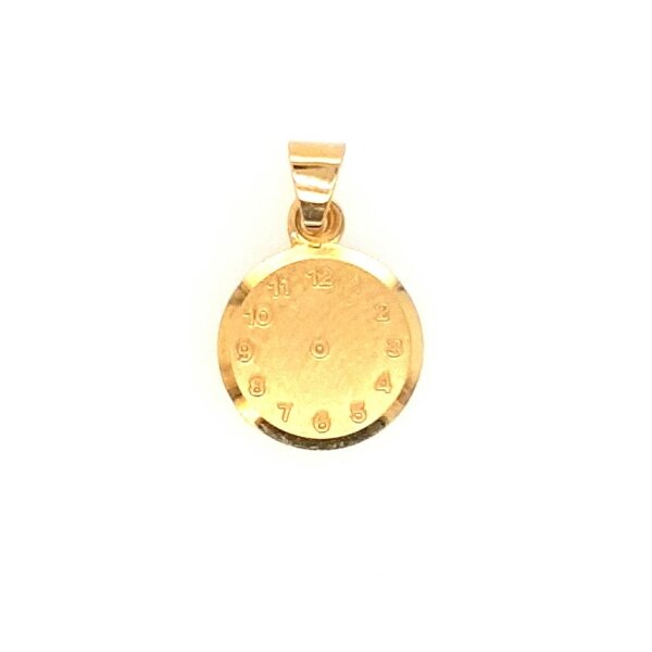 Anh&auml;nger 14 Karat Gelbgold "Taufuhr"