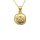 Anh&auml;nger 14 Karat Gelb / Weissgold Schutzengel