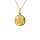 Anh&auml;nger 14 Karat Gelbgold "Kleeblatt"