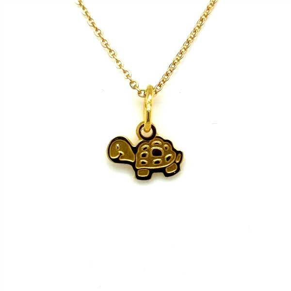 Anh&auml;nger 14 Karat Gelbgold "Schildkr&ouml;te"