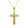 Anh&auml;nger 14 Karat Gelbgold "Kreuz"