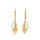 Ohrschhmuck 14 Karat Gelb / Weissgold Zirkonia