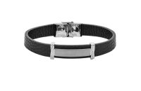 Armschmuck Leder/Edelstahl