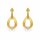 Ohrschmuck 14 Karat Gelbgold Brillanten 0,02ct