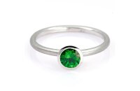 Ring 18 Karat Weissgold Tsavorit 0,69ct