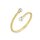 Ring 18 Karat Gelb/Weissgold Brillant 0,06ct G vs 54