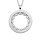 Halsschmuck 925 Silber rhodiniert Zirkonia