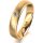 Ring 14 Karat Gelbgold 4.5 mm sandmatt 1 Brillant G vs 0,050ct