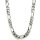 Halsschmuck 925 Silber rhodinert Figaro 55cm 5,7mm