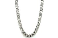 Halsschmuck 925 Silber rhodiniert Panzer diamantiert 55cm...