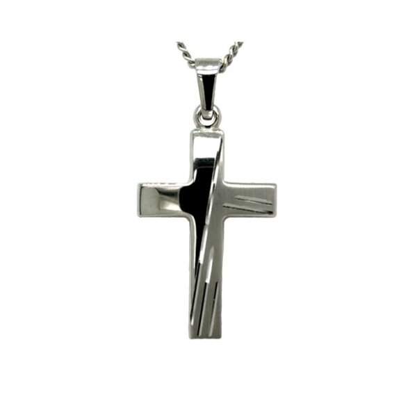 Anh&auml;nger 925 Silber rhodinert Kreuz