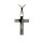 Anh&auml;nger 925 Silber rhodinert Kreuz