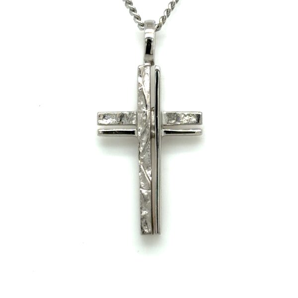 Anh&auml;nger 925 Silber rhodiniert Kreuz