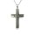Anh&auml;nger 925 Silber rhodiniert Kreuz