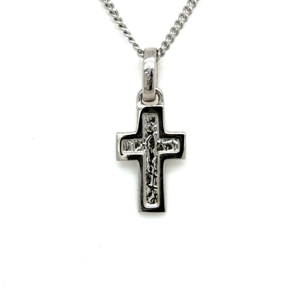 Anh&auml;nger 925 Silber rhodiniert Kreuz