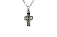 Anh&auml;nger 925 Silber rhodiniert Kreuz