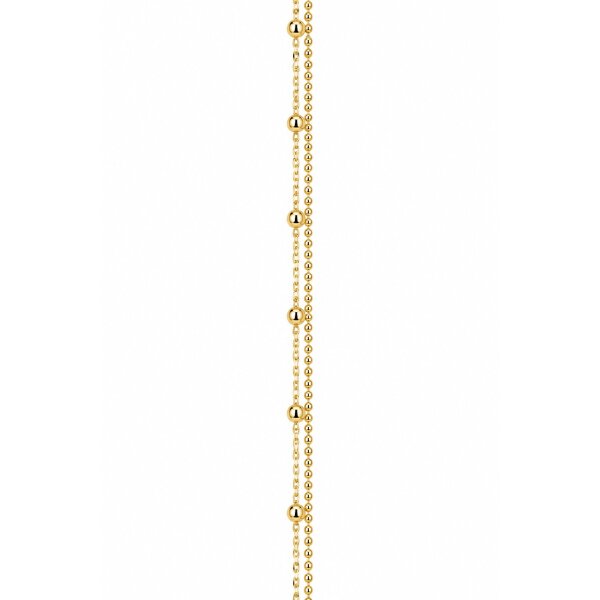 Armschmuck 14 Karat Gelbgold doppelreihig