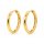 Ohrschmuck 14 Karat Gelbgold Kreolen