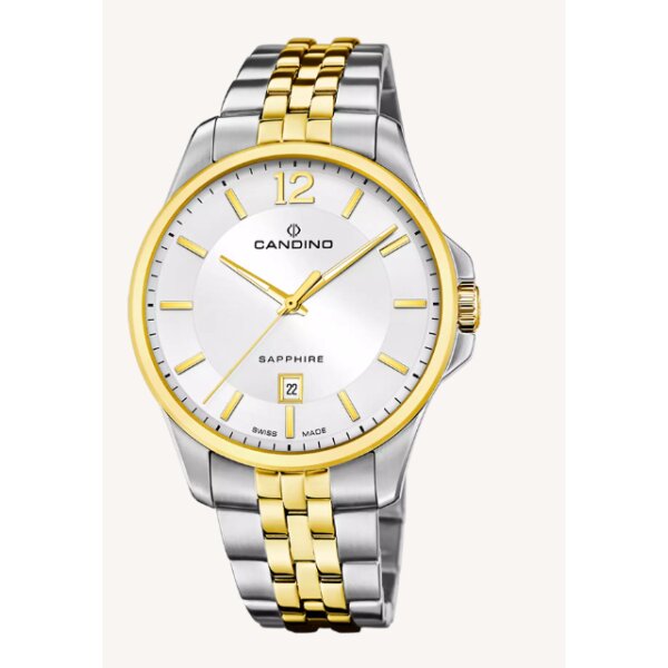 Candino Armbanduhr Quarz, Saphirglas, 50m wasserdicht