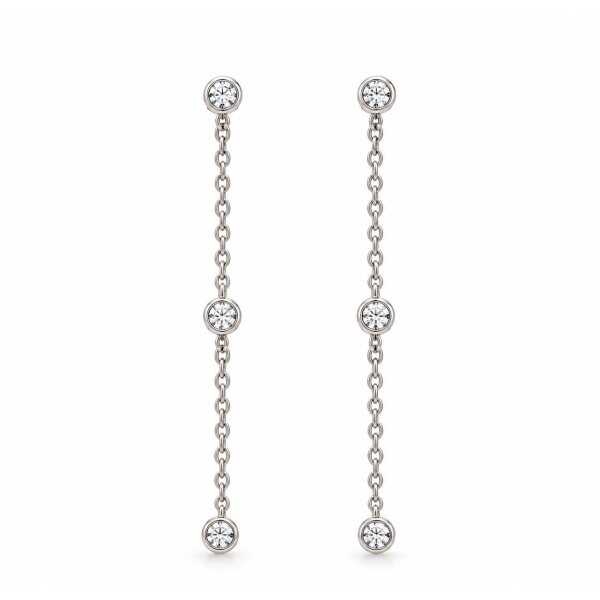 Ohrschmuck 18 Karat Weissgold Brillanten 0,17ct G vs