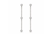 Ohrschmuck 18 Karat Weissgold Brillanten 0,17ct G vs