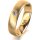 Ring 14 Karat Gelbgold 5.0 mm sandmatt 1 Brillant G vs 0,050ct