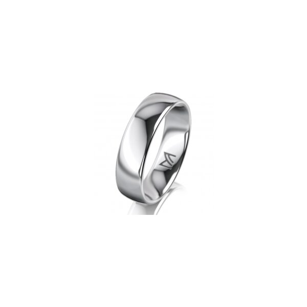 Ring 14 Karat Weissgold 5.5 mm poliert