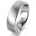 Ring 18 Karat Weissgold 6.0 mm sandmatt