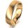 Ring 14 Karat Gelbgold 5.5 mm l&auml;ngsmatt