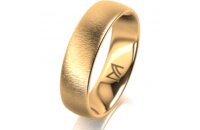 Ring 14 Karat Gelbgold 5.5 mm sandmatt