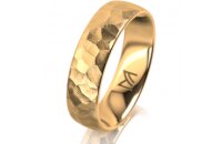 Ring 14 Karat Gelbgold 5.5 mm diamantmatt