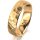 Ring 14 Karat Gelbgold 5.5 mm diamantmatt