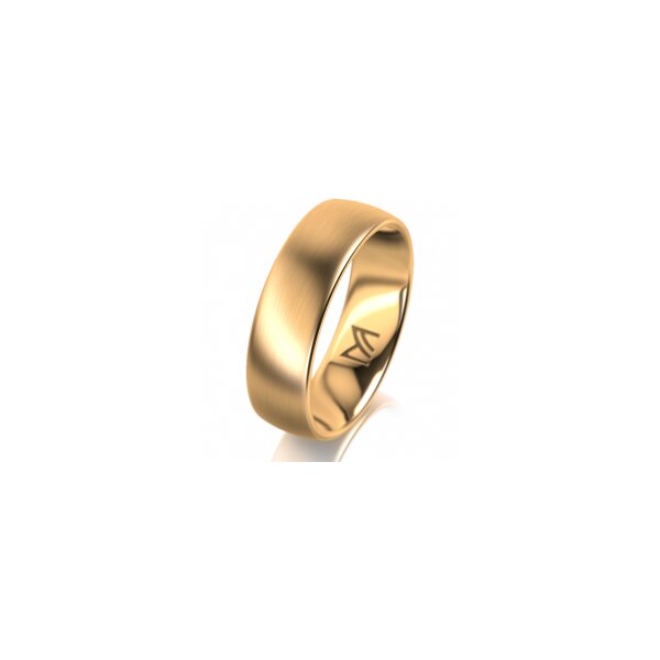 Ring 14 Karat Gelbgold 6.0 mm längsmatt
