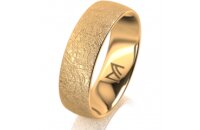 Ring 14 Karat Gelbgold 6.0 mm kreismatt
