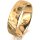 Ring 14 Karat Gelbgold 6.0 mm diamantmatt