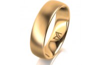 Ring 18 Karat Gelbgold 5.5 mm l&auml;ngsmatt