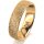 Ring 18 Karat Gelbgold 5.5 mm kristallmatt