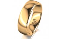 Ring 18 Karat Gelbgold 6.0 mm poliert