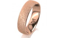 Ring 14 Karat Rotgold 5.5 mm kreismatt