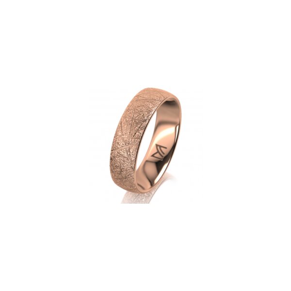 Ring 14 Karat Rotgold 5.5 mm kristallmatt