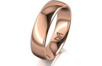 Ring 18 Karat Rotgold 5.5 mm poliert