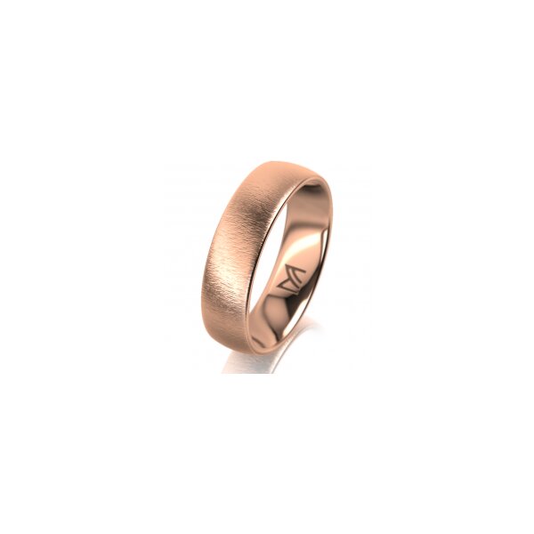 Ring 18 Karat Rotgold 5.5 mm sandmatt