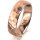 Ring 18 Karat Rotgold 5.5 mm diamantmatt