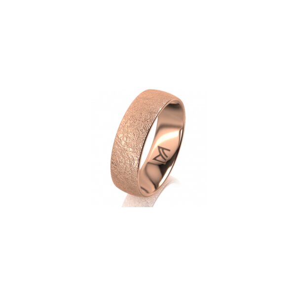Ring 18 Karat Rotgold 6.0 mm kreismatt