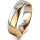Ring 14 Karat Gelb-/Weissgold 5.5 mm poliert