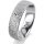 Ring 18 Karat Weissgold 5.5 mm kristallmatt 1 Brillant G vs 0,025ct