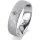 Ring 14 Karat Weissgold 5.5 mm kreismatt 1 Brillant G vs 0,050ct