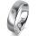 Ring 18 Karat Weissgold 5.5 mm l&auml;ngsmatt 1 Brillant G vs 0,050ct