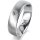 Ring 18 Karat Weissgold 5.5 mm sandmatt 1 Brillant G vs 0,050ct