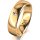 Ring 18 Karat Gelbgold 5.5 mm poliert 1 Brillant G vs 0,025ct